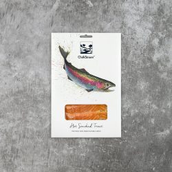 Hot smoked trout