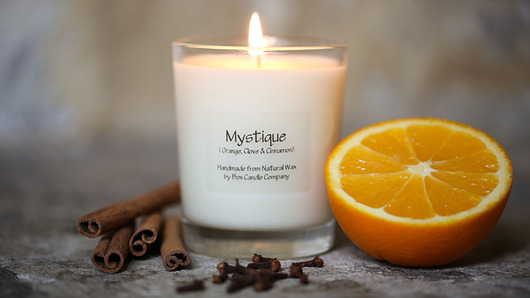 orange clove candles