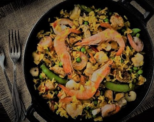Chicken or Seafood Paella